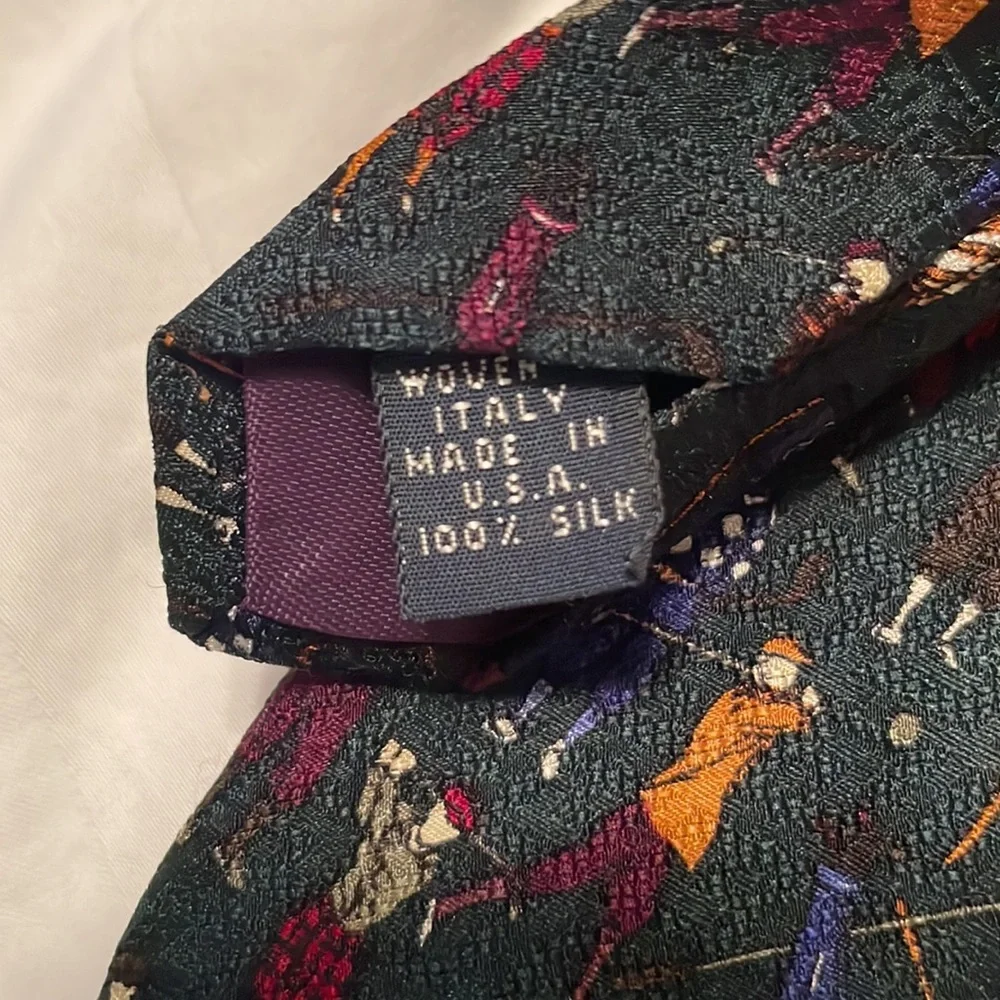 Italian Silk Golf Tie